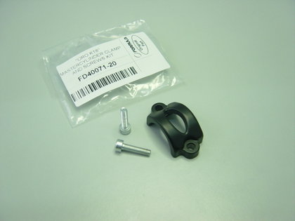 Master cylinder clamp and screws