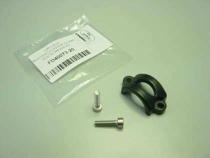 Master cylinder clamp and screws