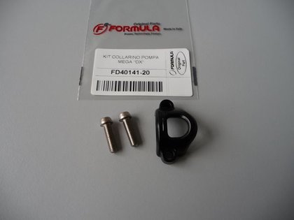 (Right) Master cylinder clamp and screws