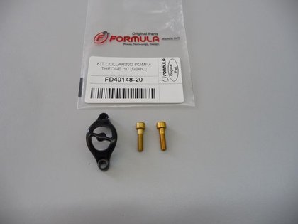 (Black) Master cylinder clamp and screws