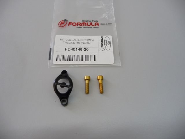 (Black) Master cylinder clamp and screws