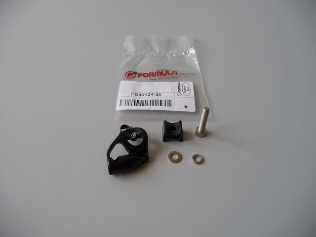 XO Right master cylinder clamp and screws