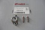 (Left) Master cylinder clamp and screws