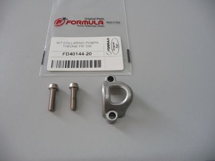 (Right) Master cylinder clamp and screws