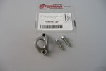 (Left) Master cylinder clamp and screws