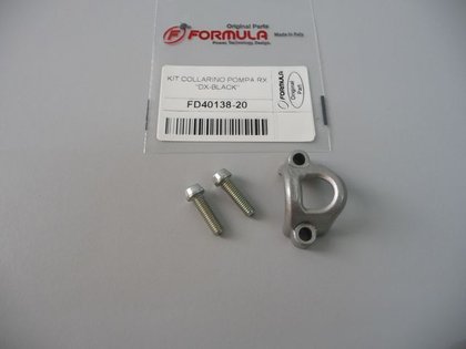 (Right) Master cylinder clamp and screws