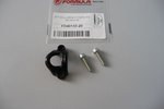 (Left) Master cylinder clamp and screws