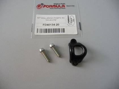 (Right) Master cylinder clamp and screws