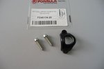 (Right) Master cylinder clamp and screws