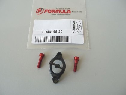 (Black) Master cylinder clamp and screws