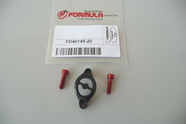 (Black) Master cylinder clamp and screws