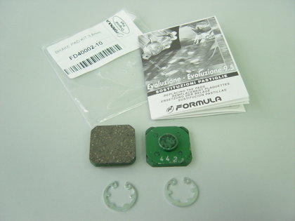 Brake pad kit 3,8mm