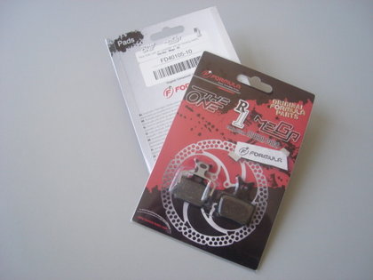 Organic brake pads kit "Mega / The One / R1 / RX" (BOX)