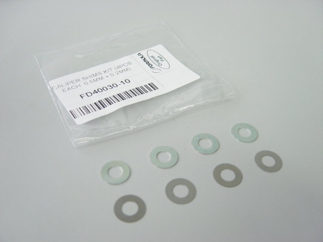 Caliper shims kit (4 pcs. each 0.5mm+0.2mm)