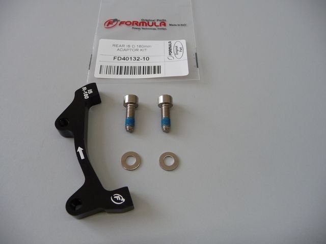 Adaptor for rear Ø180mm I.S.