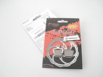 Organic brake pads kit "Oro Puro" (BOX)