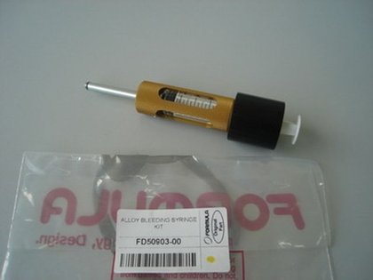 Bleeding alloy syringe