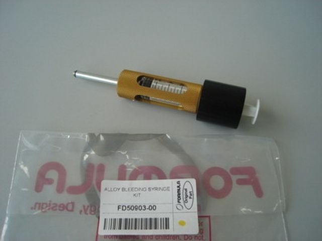 Bleeding alloy syringe