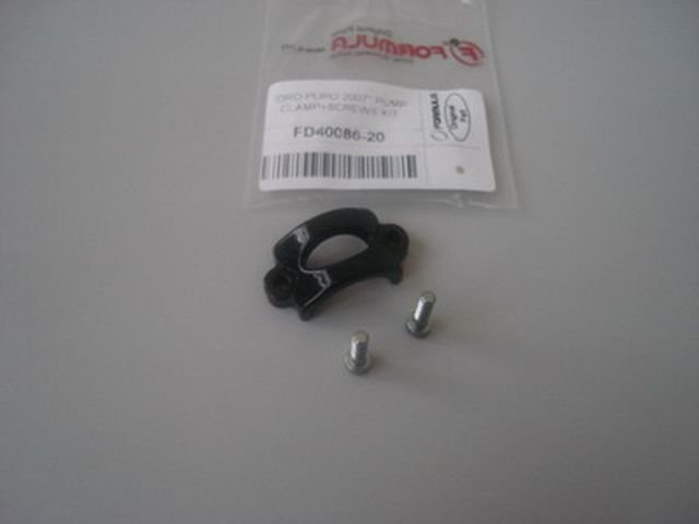 Master cylinder clamp and screws