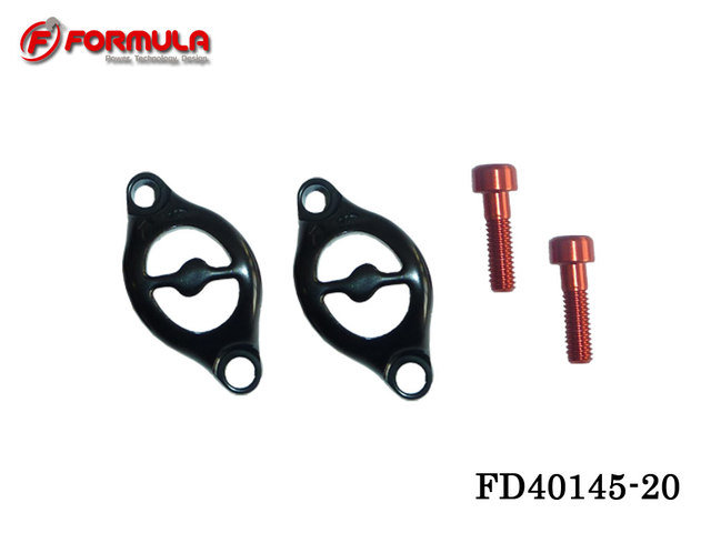 (Black) Master cylinder clamp and screws