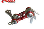 Multitools mini 6 plus Red with "Formula" logo