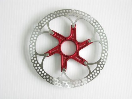 2 pcs Center-Lock rotor Ø180mm (RED) + Center Lock Ring