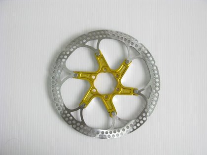 2 pcs rotor Ø180mm 6 holes (GOLD)