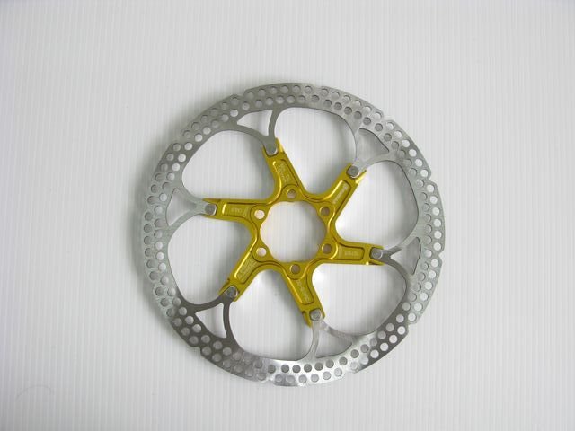 2 pcs rotor Ø180mm 6 holes (GOLD)