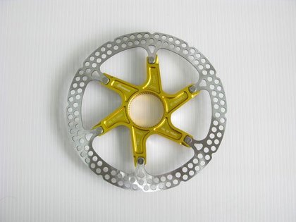 2 pcs Center-Lock rotor Ø160mm (GOLD) + Center Lock Ring