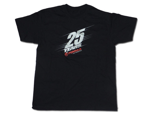 T-Shirt 25th Anniversary Formula (Black)