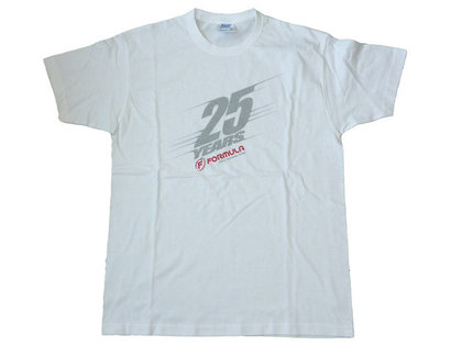 T-Shirt 25th Anniversary Formula (White)