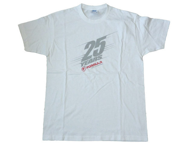 T-Shirt 25th Anniversary Formula (White)
