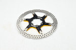2 pcs rotor Ø160mm 6 holes (Black/Gold)